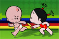 小破孩2012年8月壁纸-奥运接力